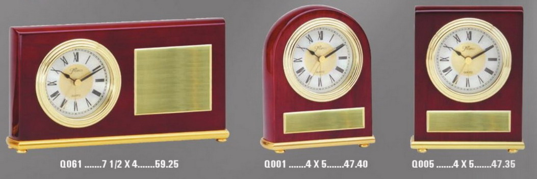 Q061, Q001 & Q005 clocks