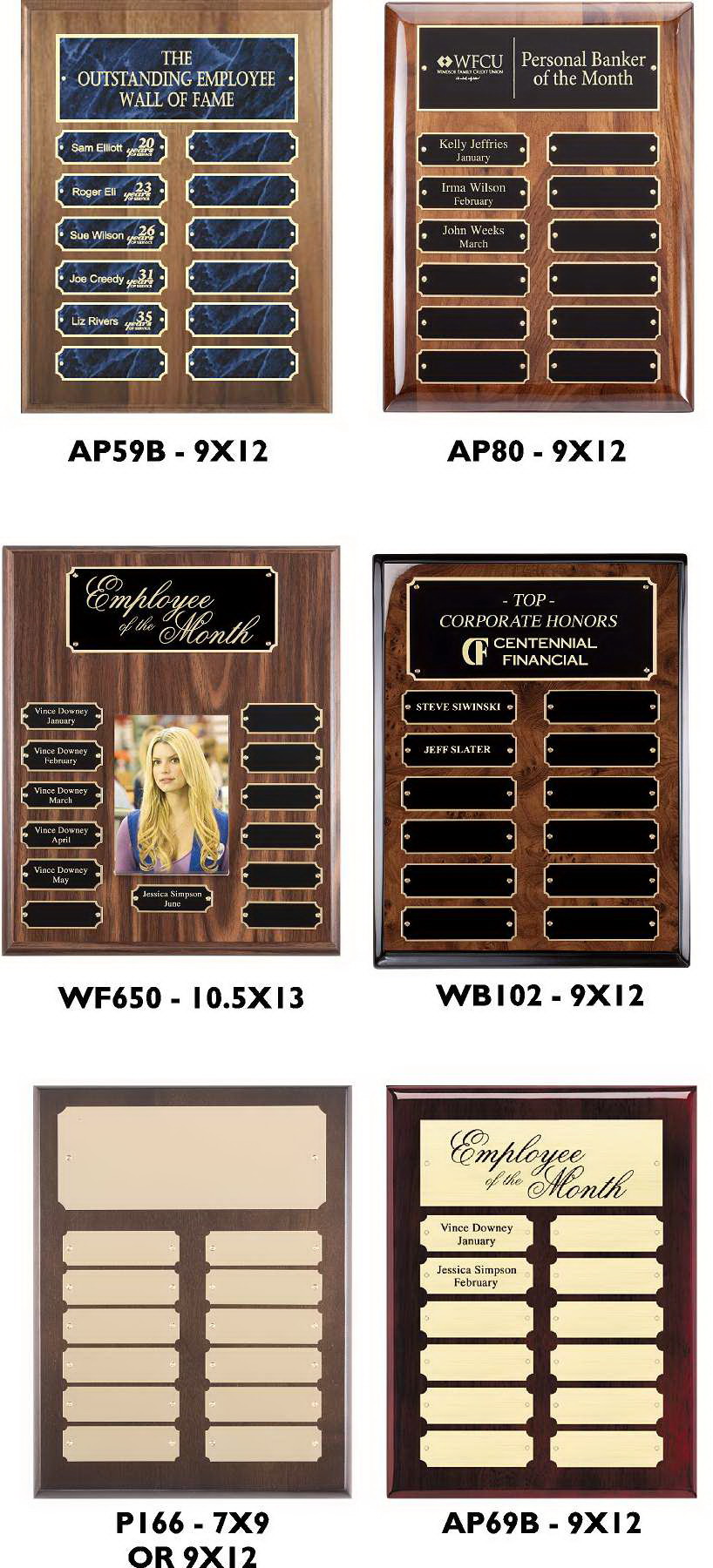 Multi-plate plaques photo