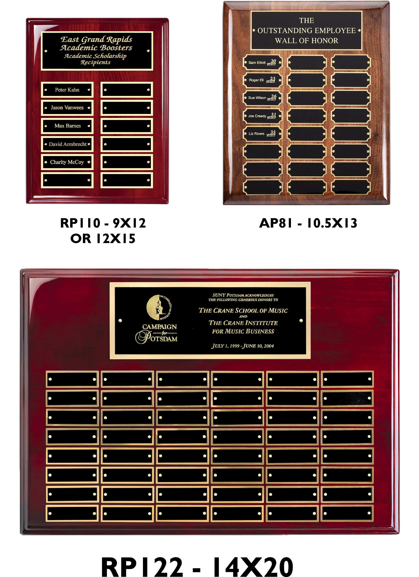 multiplate plaques